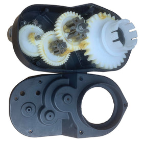 Internal metal gears inside the Weelye 24V gearbox for longevity.