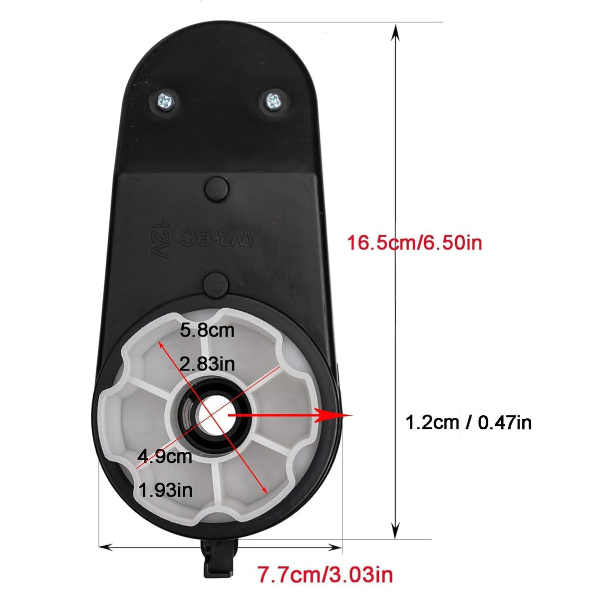 Weelye RS390 16000rpm DC motor for smoother ride-on performance