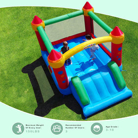 WeeOneKids air bounce house blower unit powers quick, reliable setup.