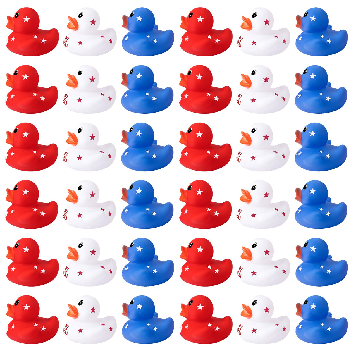 Wehhbtye patriotic duck red with US map, ideal for pool decor