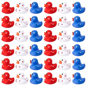 Wehhbtye patriotic duck red with US map, ideal for pool decor