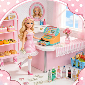 Wehoo dollhouse shelves with drawers for mini goods