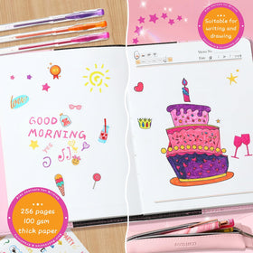 WeiAlico diary fits backpacks for school, sleepovers, and travel.
