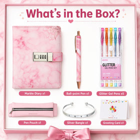 WeiAlico attached pen pouch keeps colors handy during school or travel.