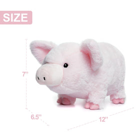 WEIGEDU 12-inch plush, portable companion for travel and naps.