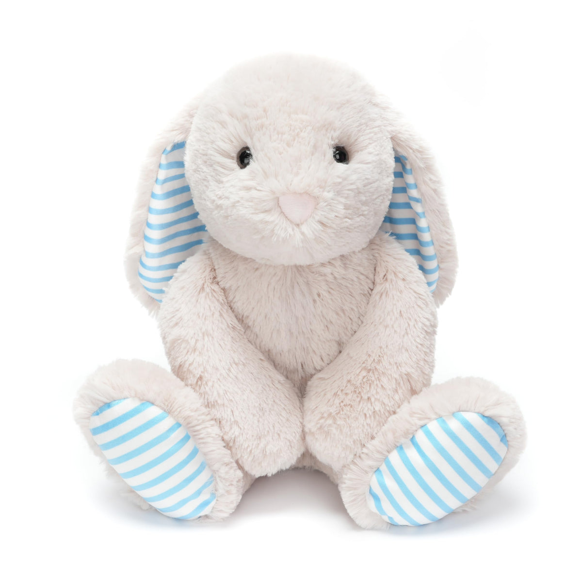 WEIGEDU beige cream bunny plush full-view for cozy cuddle time