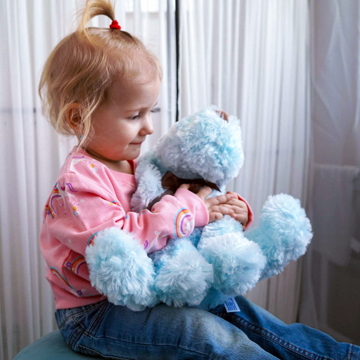 WEIGEDU blue goldendoodle plush safety-tested for peace of mind
