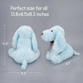 WEIGEDU blue goldendoodle plush 11.8 inch size for hugging