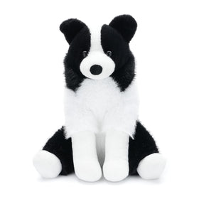 WEIGEDU border collie plush 12in with soft fabric for cuddling and play