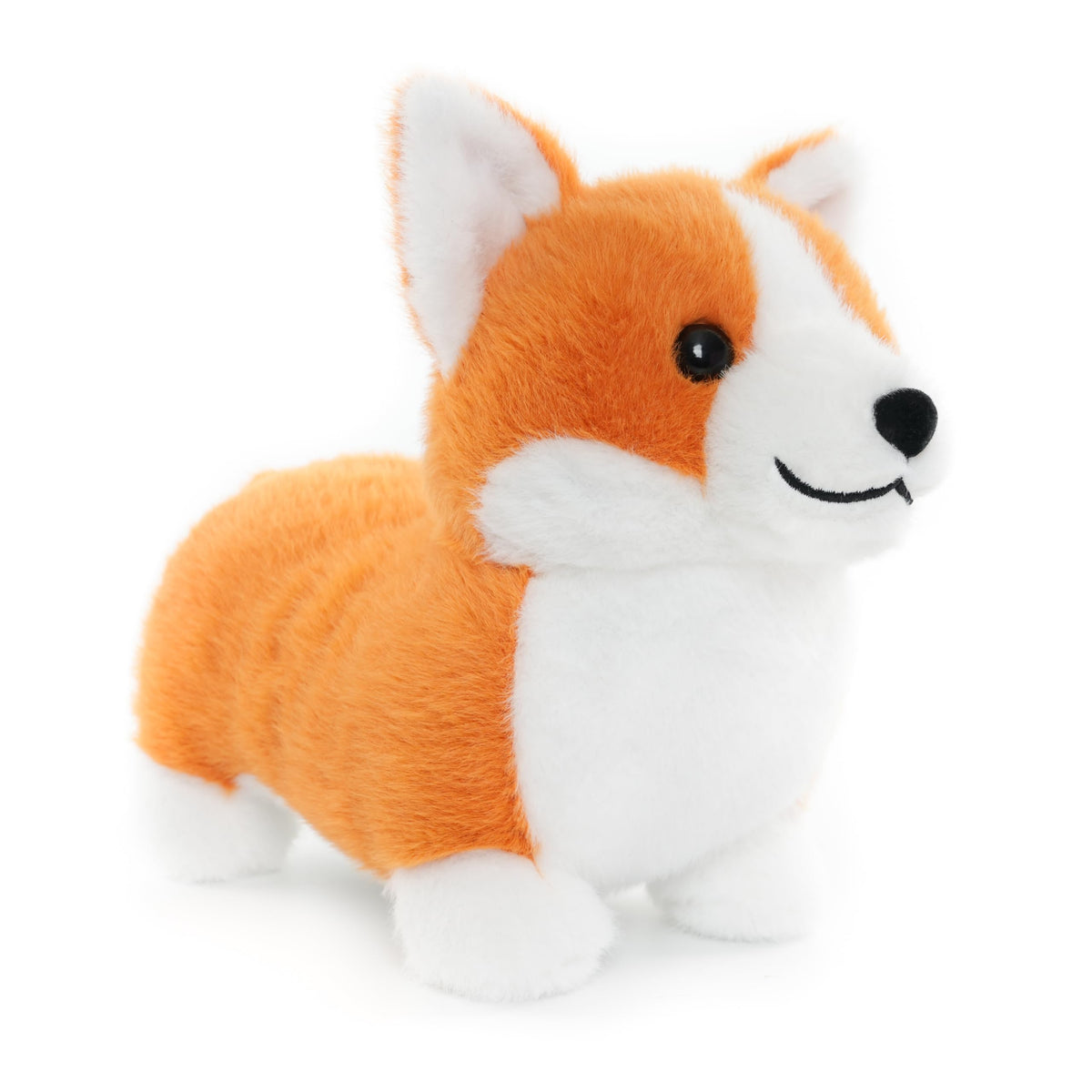WEIGEDU Corgi Plush Toy with realistic Welsh Corgi look for cuddling and display.