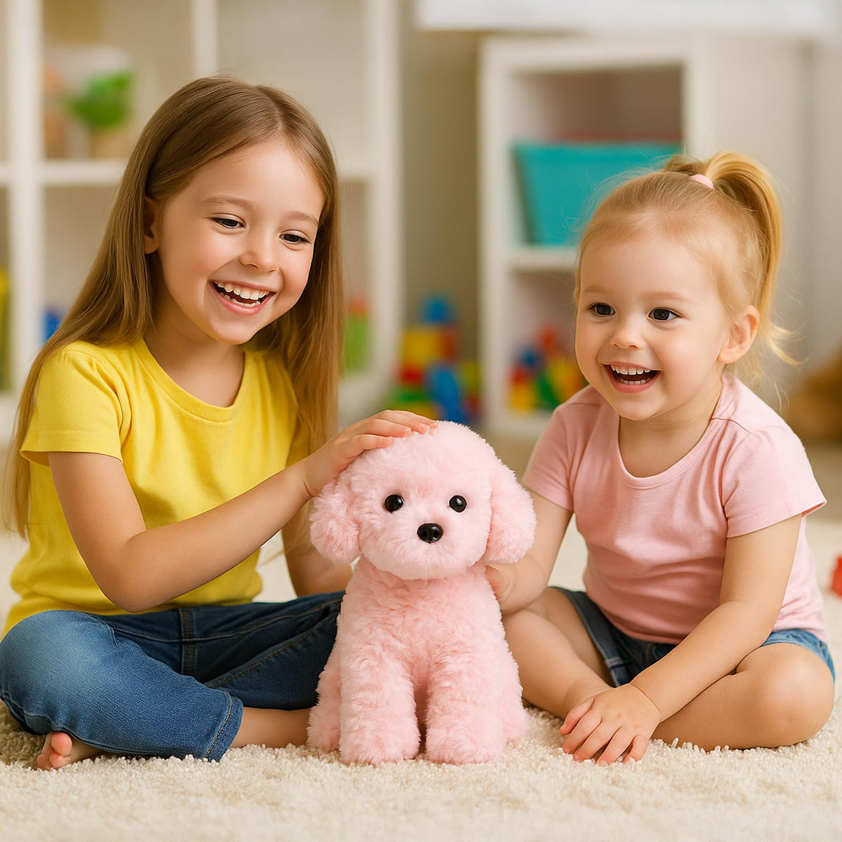 WEIGEDU 12.6-inch plush ideal for bedtime stories and hugs.