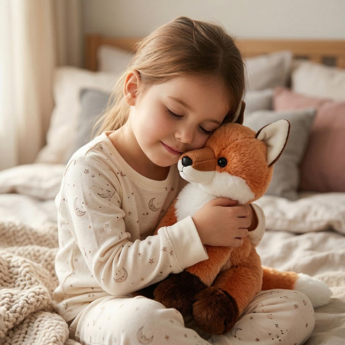 WEIGEDU red fox plush for Easter baskets and baby showers