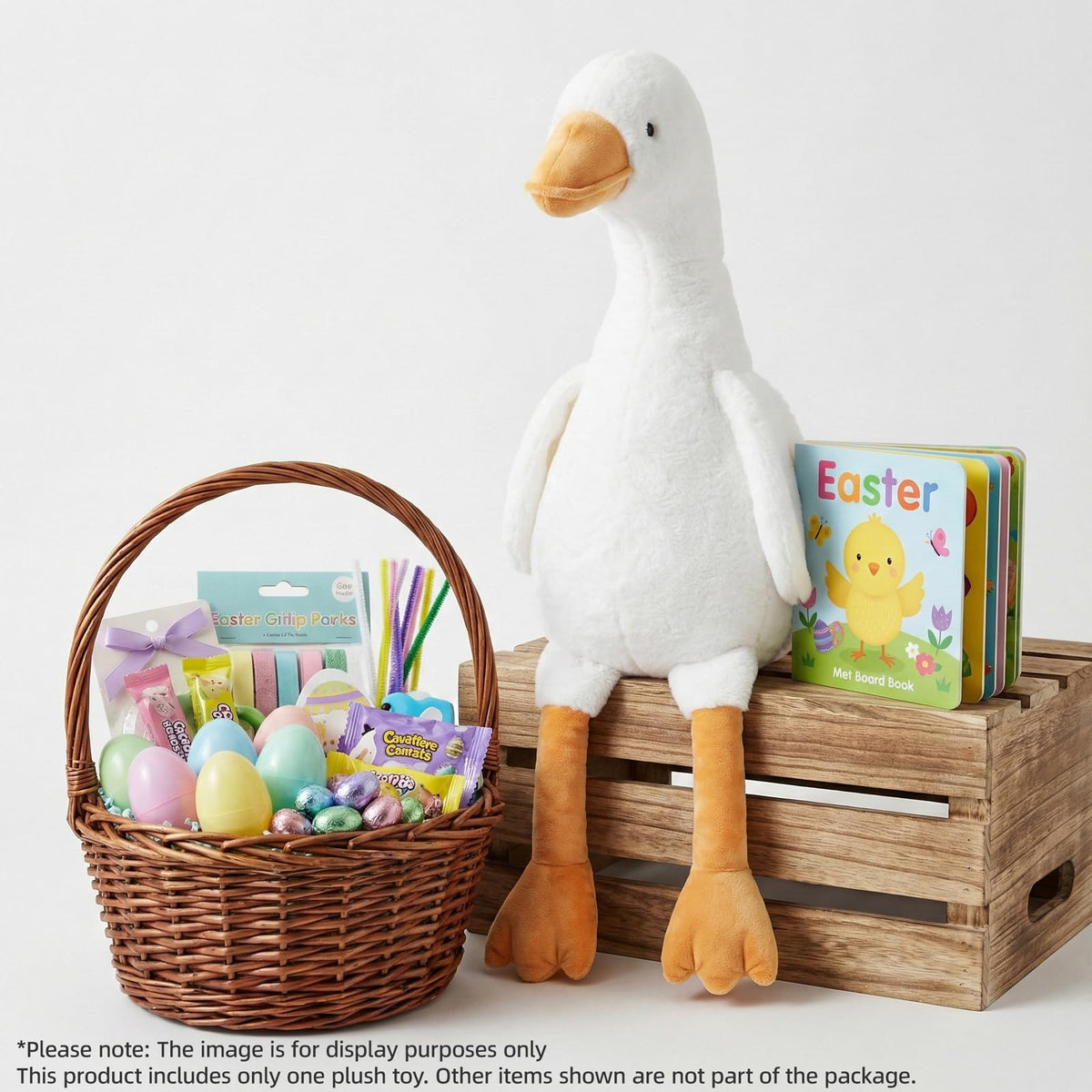 WEIGEDU goose plush with durable stitching for daily hugs