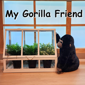 WEIGEDU gorilla plush ideal for bedtime snuggles and calm evenings