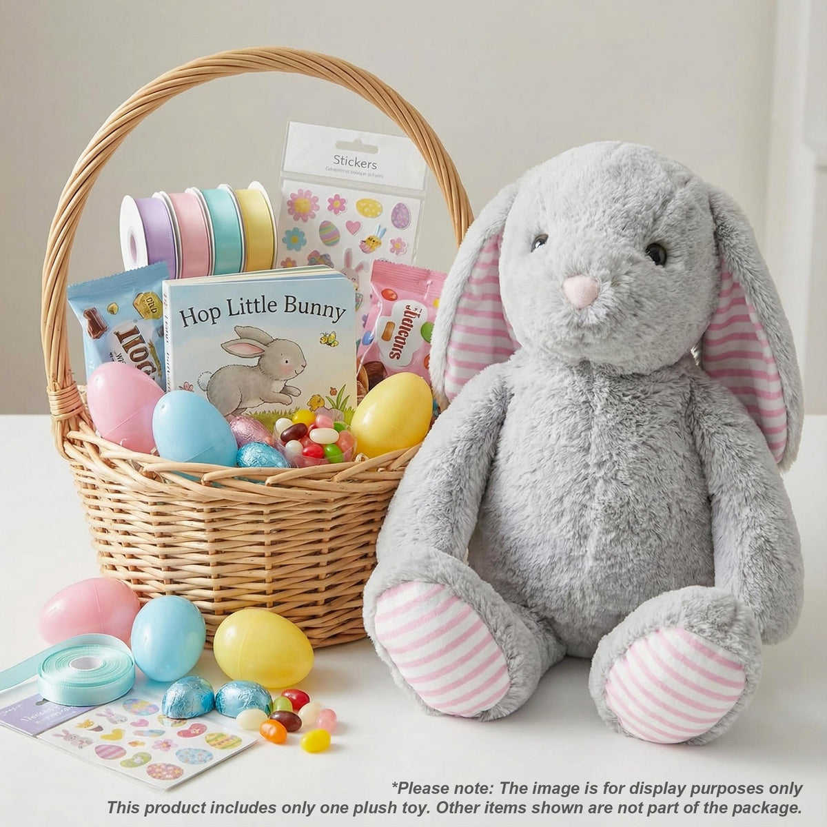 WEIGEDU bunny travels well as a portable cuddle buddy.