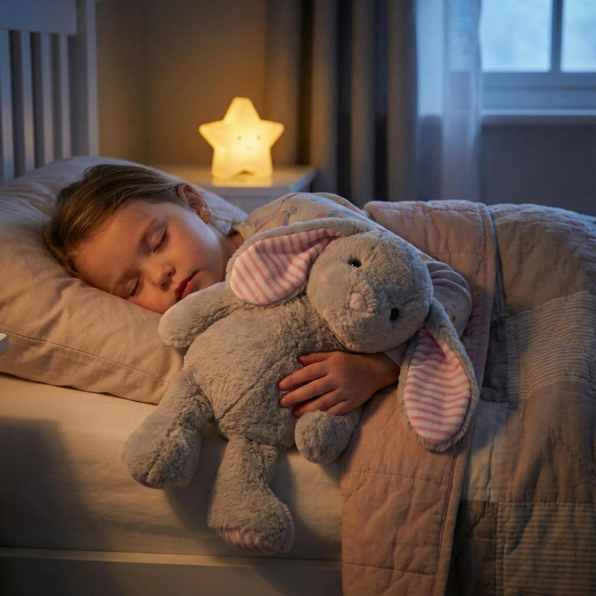 Gift-ready WEIGEDU bunny for birthdays or holidays.