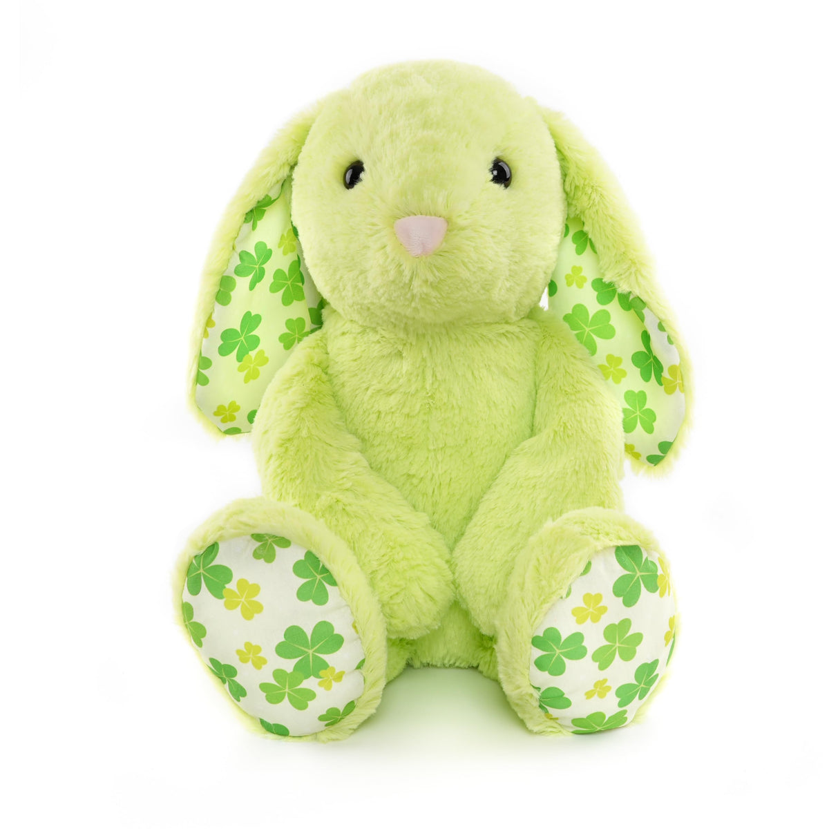 WEIGEDU green rabbit bunny plush offers soft hugs for imaginative play.
