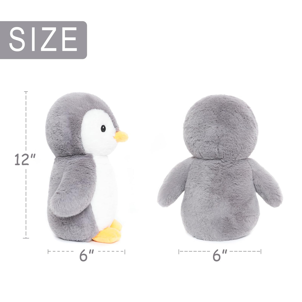 WEIGEDU King Penguin playtime friend for kids learning through imaginative play.
