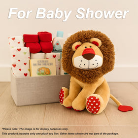 WEIGEDU Love Lion baby-safe materials showcased for gentle play and display.