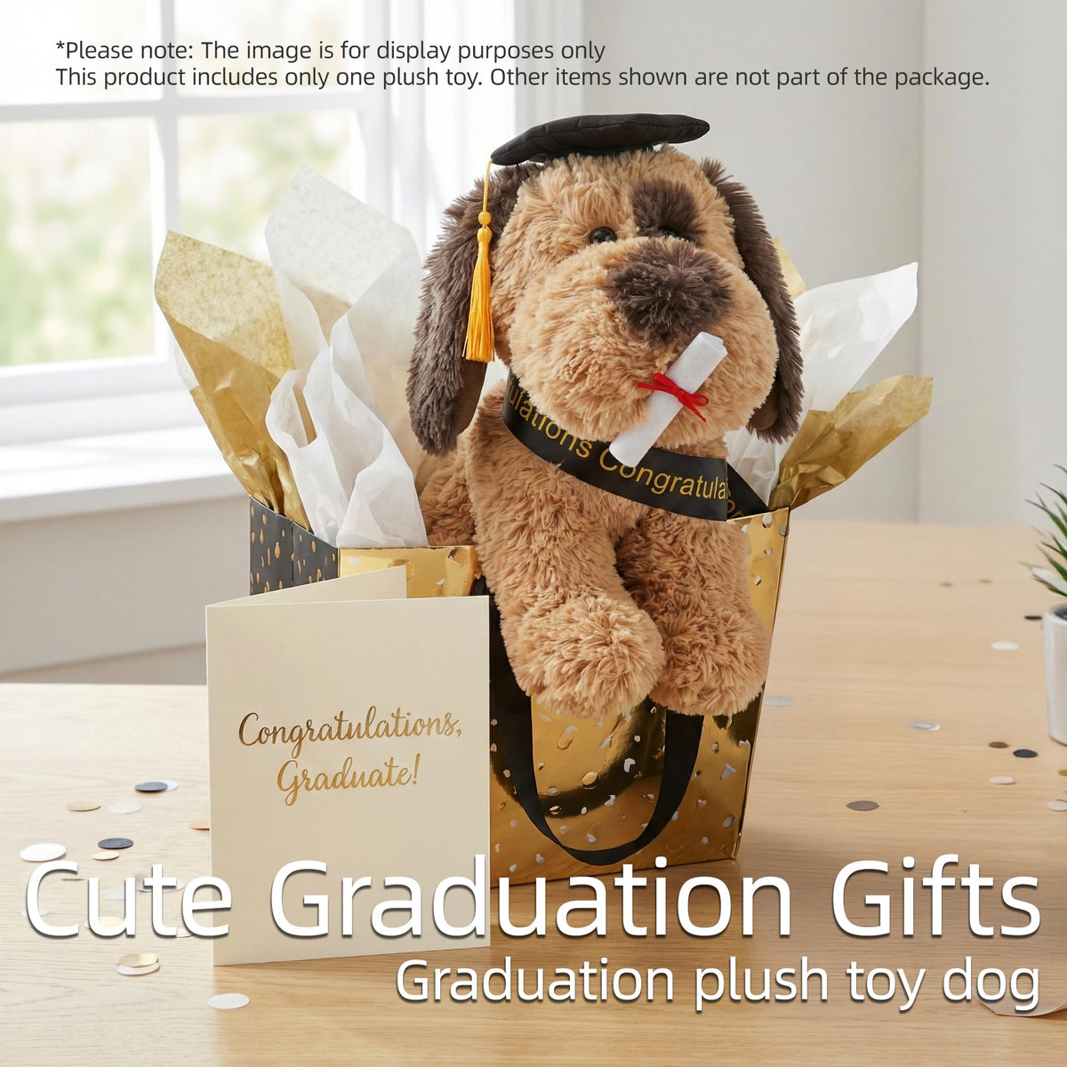 WEIGEDU neutral color graduation puppy suitable for all ages