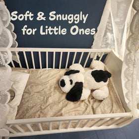 WEIGEDU nursery decor dog plush adds playful room decor