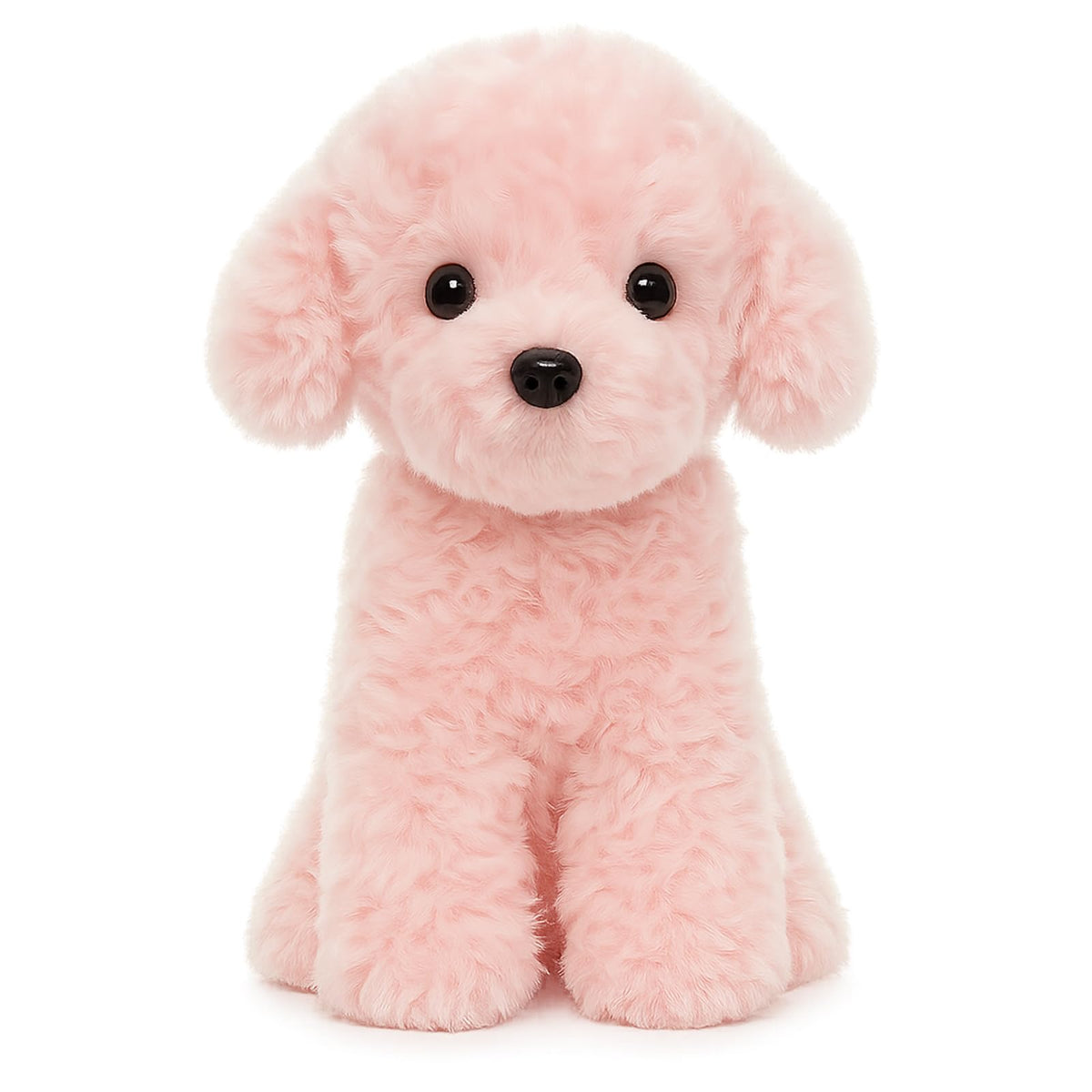 WEIGEDU pink puppy plush perfect for cuddling and imaginative play.