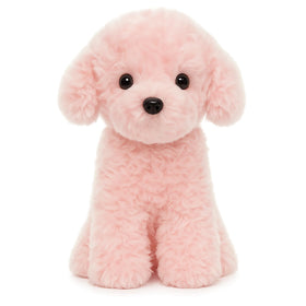 WEIGEDU pink puppy plush perfect for cuddling and imaginative play.
