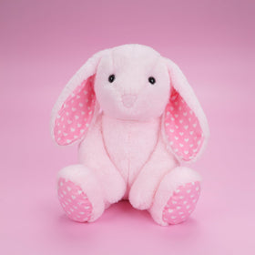 WEIGEDU pink rabbit bunny soft plush for cozy snuggles.