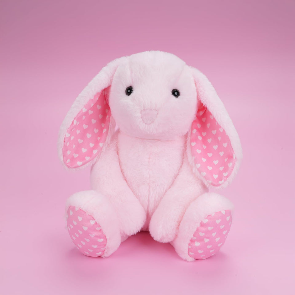 WEIGEDU pink rabbit bunny soft plush for cozy snuggles.