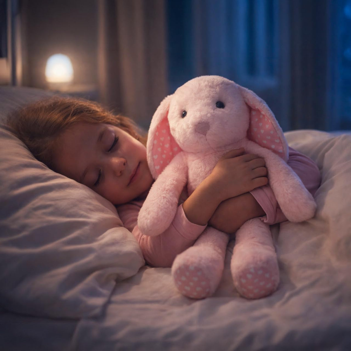 WEIGEDU pink rabbit is durable and easy to clean.