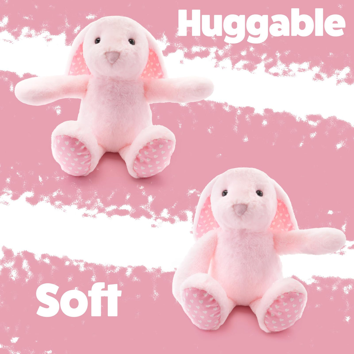 WEIGEDU pink rabbit makes a thoughtful gift for kids.