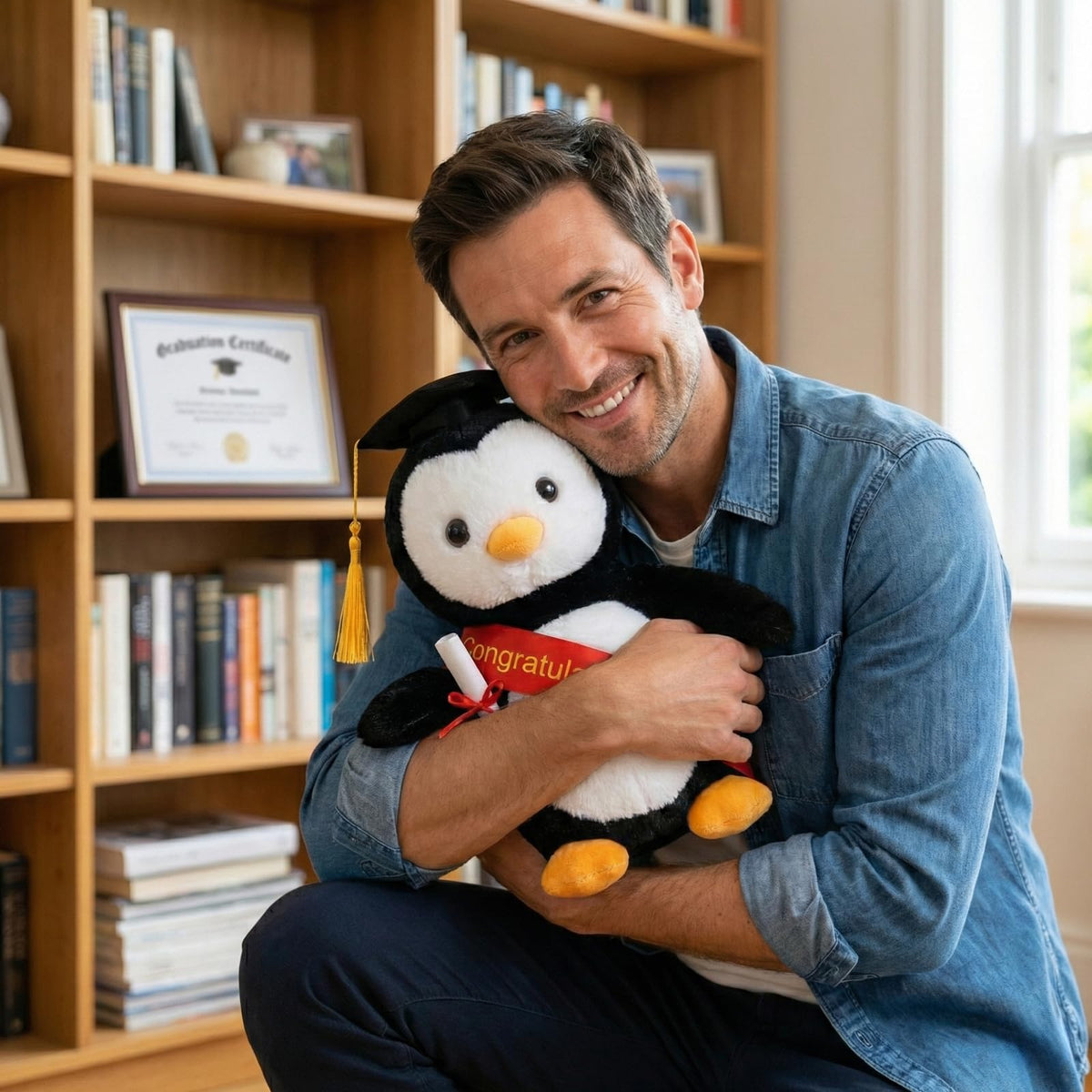 WEIGEDU penguin gift for all ages, ideal for celebrations and bedtime rituals