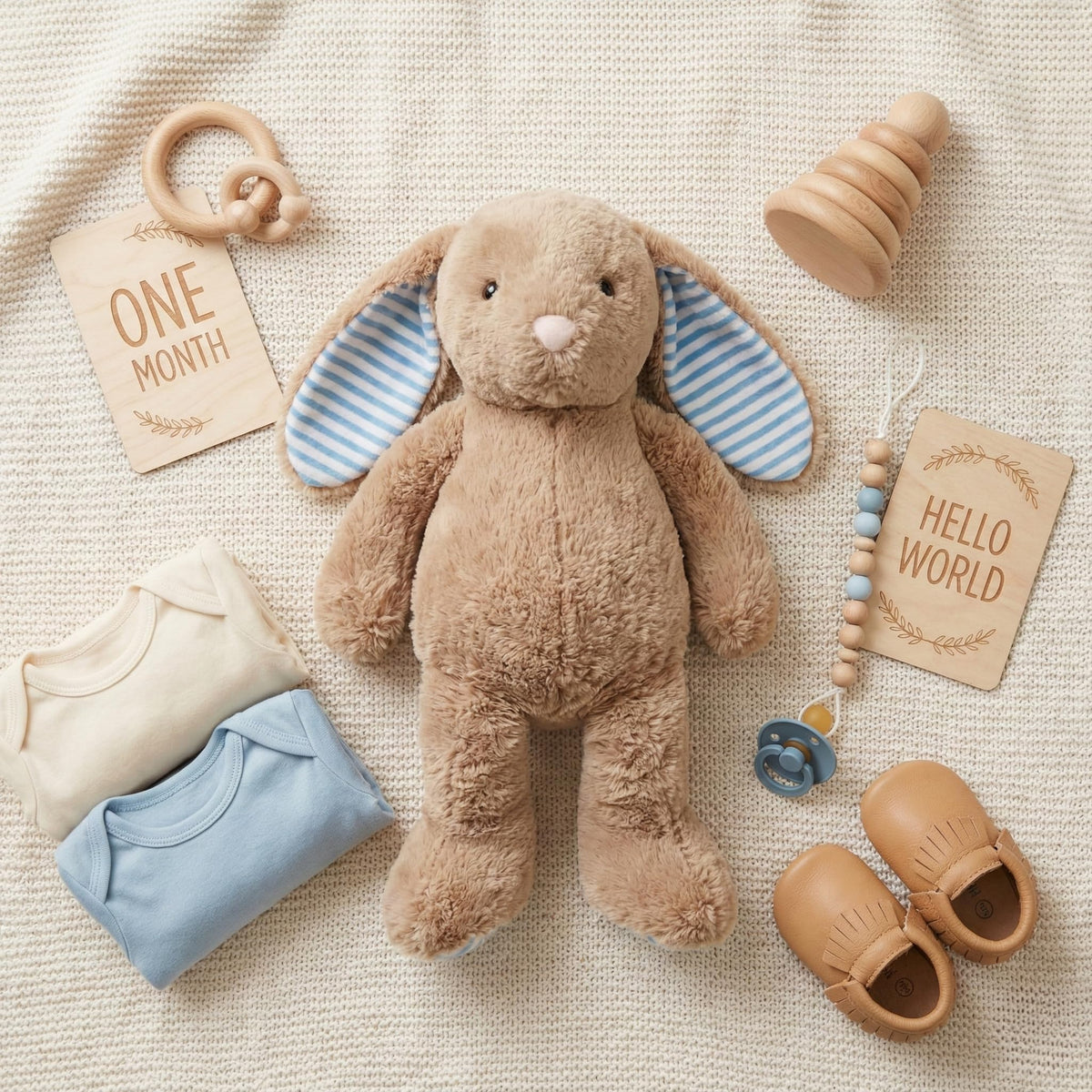 WEIGEDU rabbit plush ideal bedtime companion for sleep routines