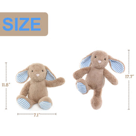 WEIGEDU rabbit plush easy to clean by hand or machine wash