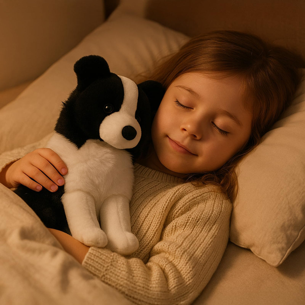 WEIGEDU realistic border collie markings plush enhances visual storytelling