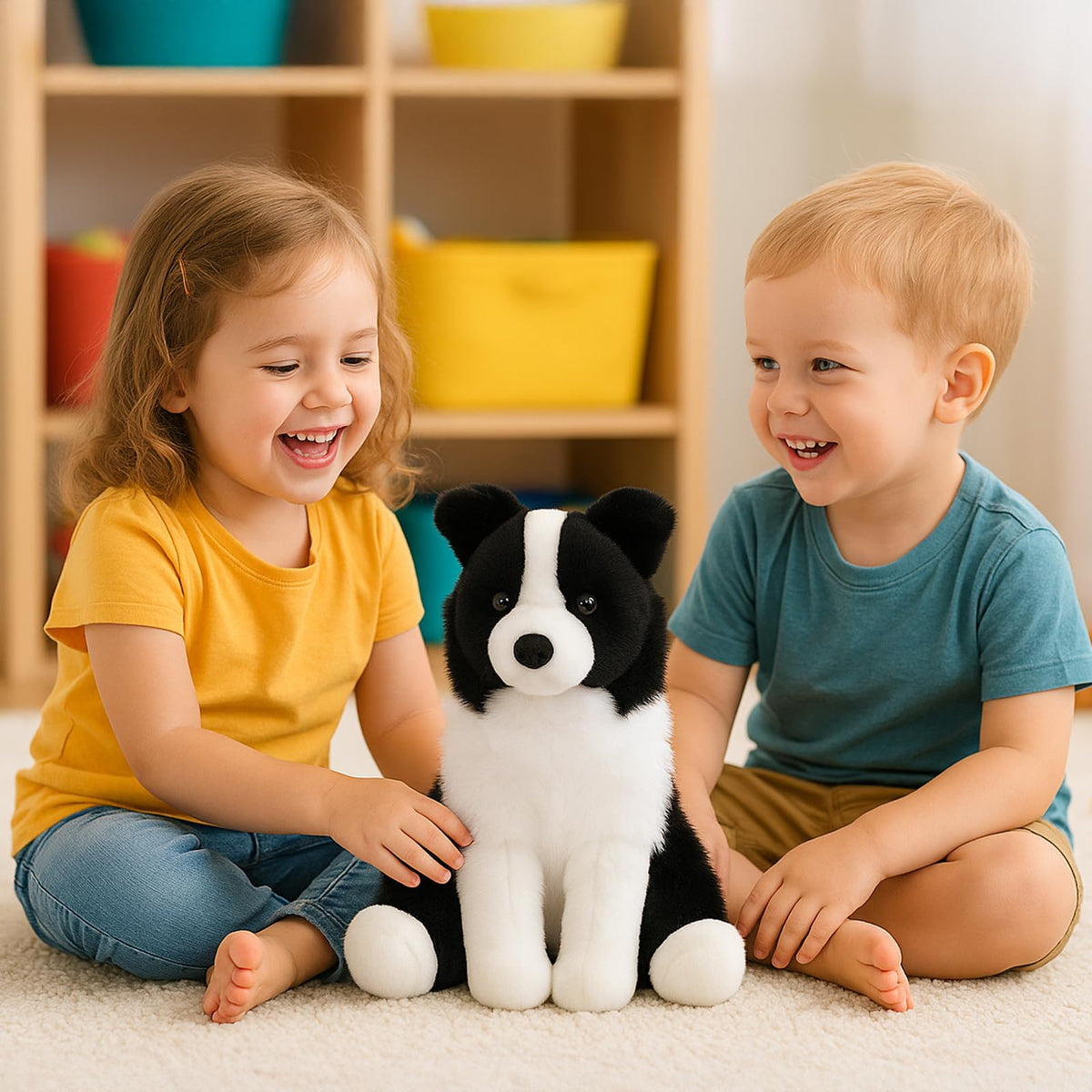 WEIGEDU travel-friendly dog plush serves as a convenient companion on trips