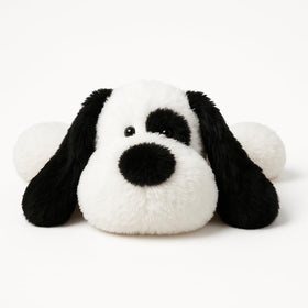 WEIGEDU white beagle plush with black ears for cuddling