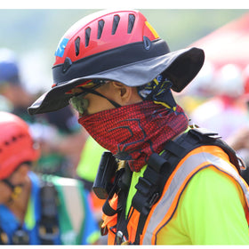 Weiking sun hat focuses on eye protection from glare during elevated tasks