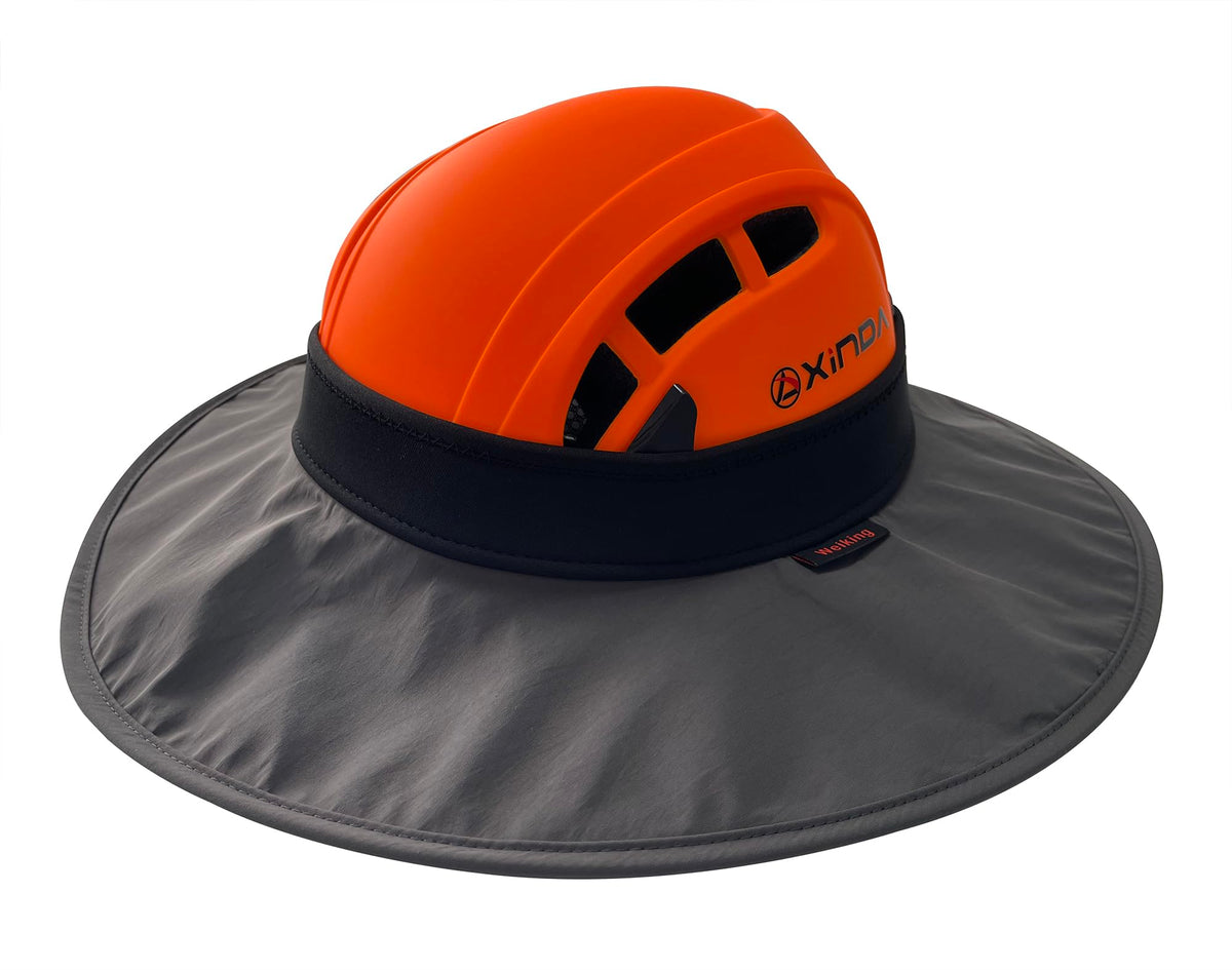 Weiking climbing helmet sun hat with front brim shields eyes during heights work