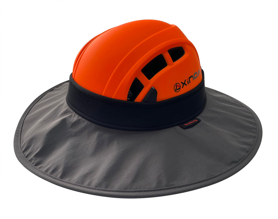Weiking climbing helmet sun hat with front brim shields eyes during heights work