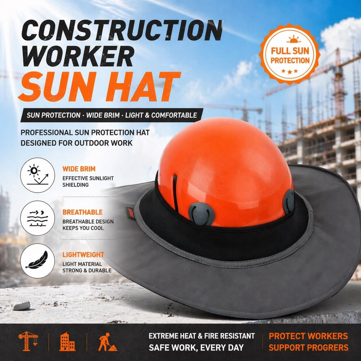 Weiking waterproof lightweight sun hat resists rain without added weight