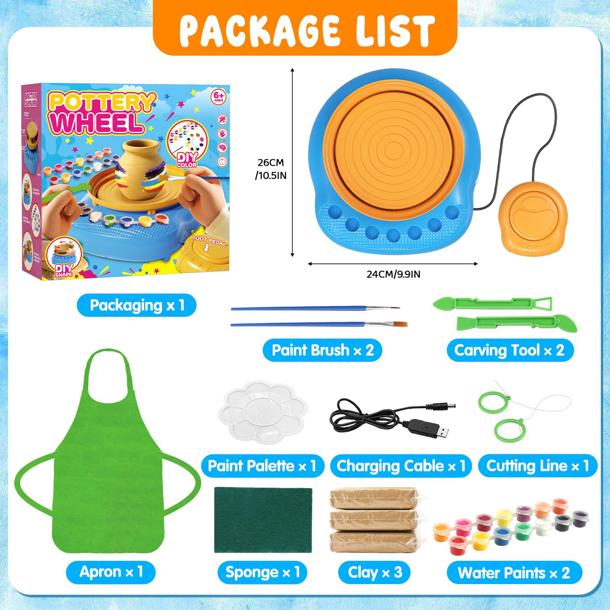 Weilim air-dry clay packs and colors inspire vibrant, mess-friendly clay projects.
