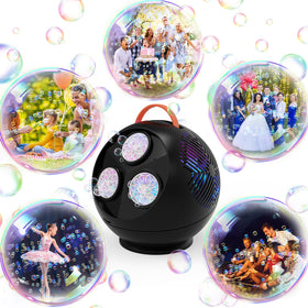 Weilim Bubble Machine ideal for weddings, birthdays, and Easter celebrations.