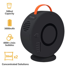 Weilim Bubble Machine with 360° rotation for surround bubble fun