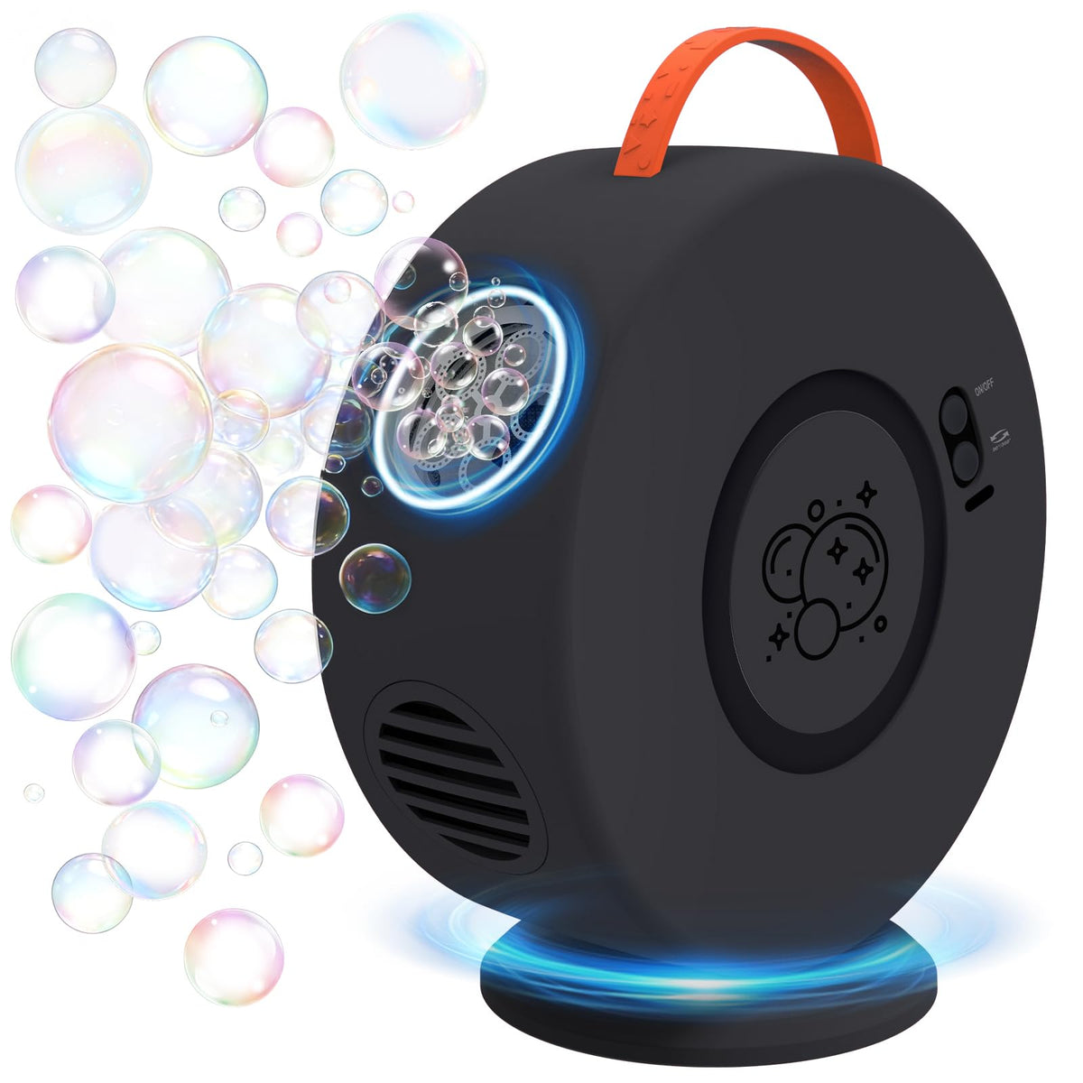 Weilim Bubble Machine with 90° rotation for immersive outdoor play