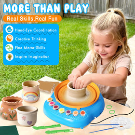 Weilim foot pedal gives kids control over wheel speed for safe learning.