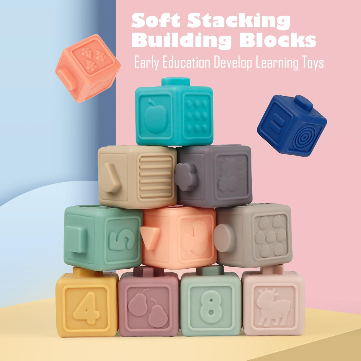 Weilim sensory balls with textured surfaces boost grip and early sensory exploration