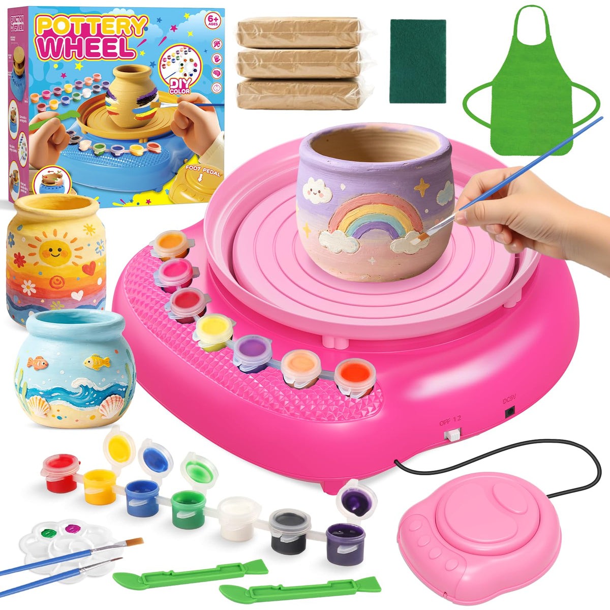 Weilim pottery wheel kit for kids ready to start creative projects at home