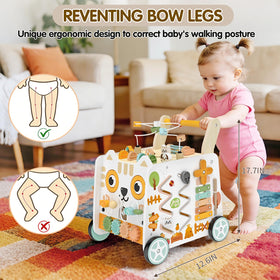 Weilim wooden baby walker arrives in a gift-ready box for easy gifting