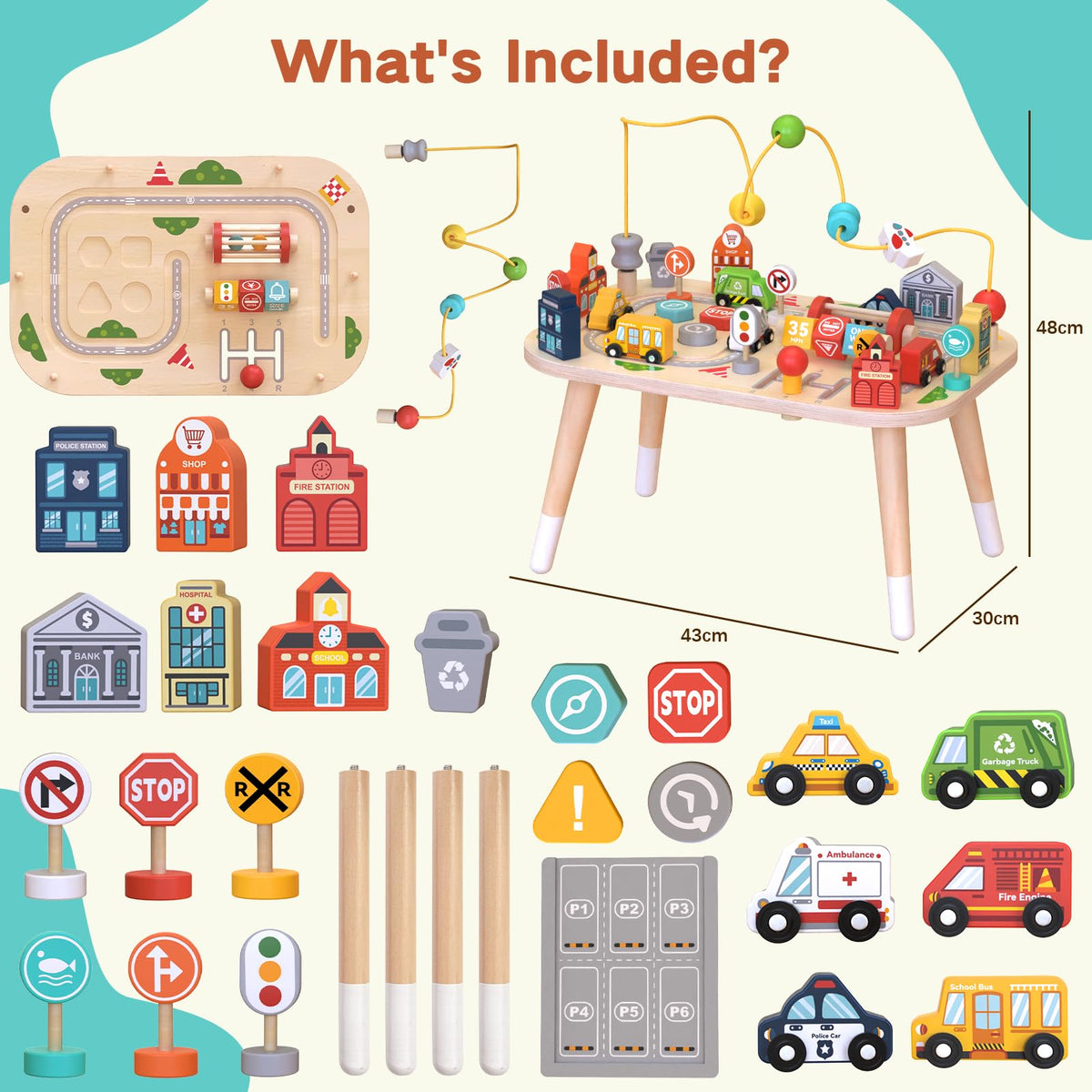Weilim cars and road signs spark imagination while teaching basic traffic awareness